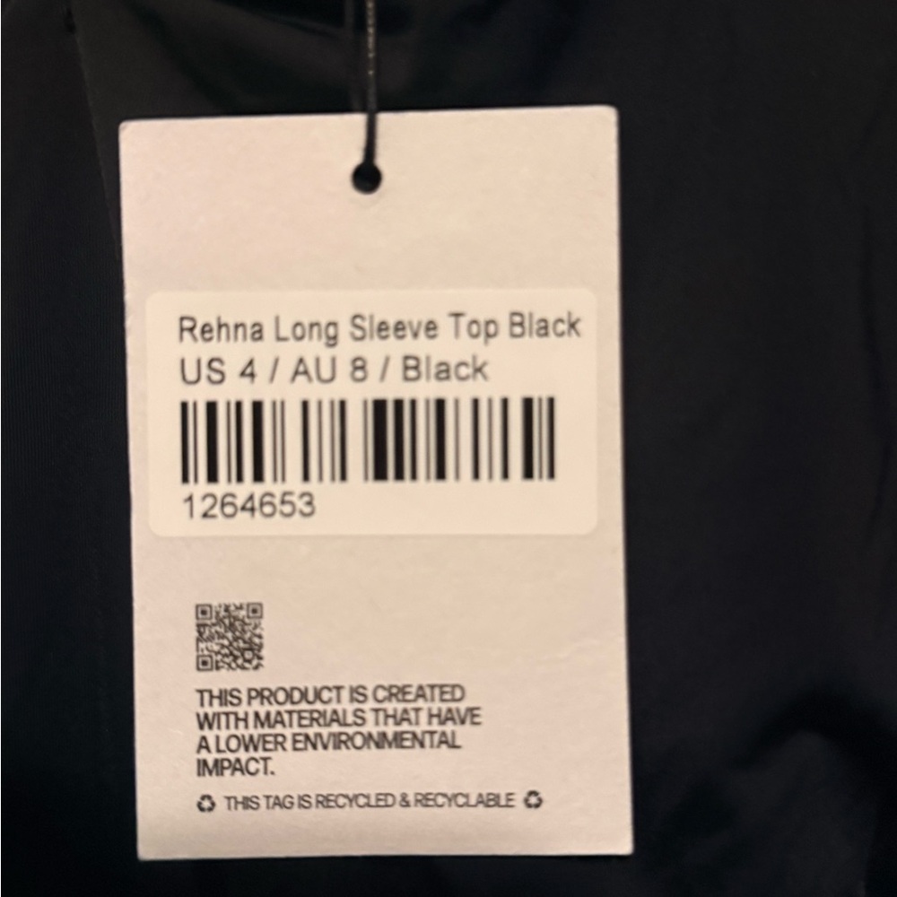 Princess Polly Black Long Sleeve Scoop Ruched Top - Picture 6 of 7